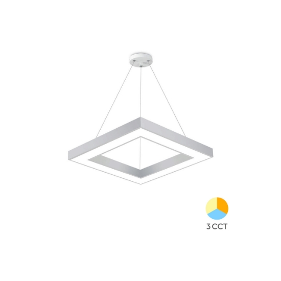 Imagine PLAF. LED SUSP 36W 3in1 ALB BLADE SQR