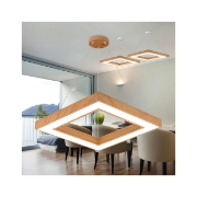 Imagine PLAF. LED SUSP 36W 3in1 LEMN BLADE SQR
