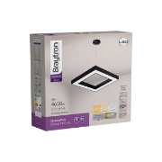 Imagine PLAF. LED SUSP 45W TELECOMANDA NEGRU BLADE SQR