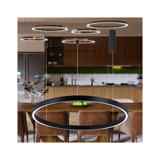 Imagine CORP DECORATIV CU LED 35W 3in1 PD-2540 NEGRU LINA
