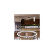 Imagine CORP DECORATIV CU LED 45W 3in1 PD-2540 ALB LINA