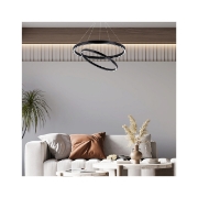 Imagine CORP DECORATIV CU LED 65W 3in1 PD-2540 NEGRU LINA