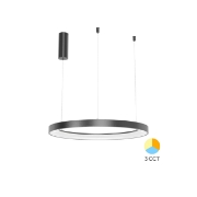 Imagine CORP DECORATIV LED 46W 3in1 SLP-PD-RND BELLA NEGRU