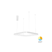 Imagine CORP DECORATIV LED 36W 3in1 SLP-PD-SQR BELLA ALB