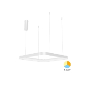 Imagine CORP DECORATIV LED 46W 3in1 SLP-PD-SQR BELLA ALB