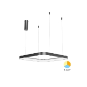 Imagine CORP DECORATIV LED 46W 3in1 SLP-PD-SQR BELLA NEGRU