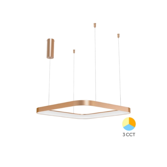Imagine CORP DECORATIV LED 46W 3in1 SLP-PD-SQR BELLA AURIU
