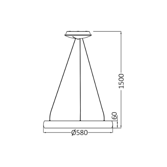 Imagine CORP DECORATIV LED 46W 3in1 MLP-PD-RND BELLA AURIU