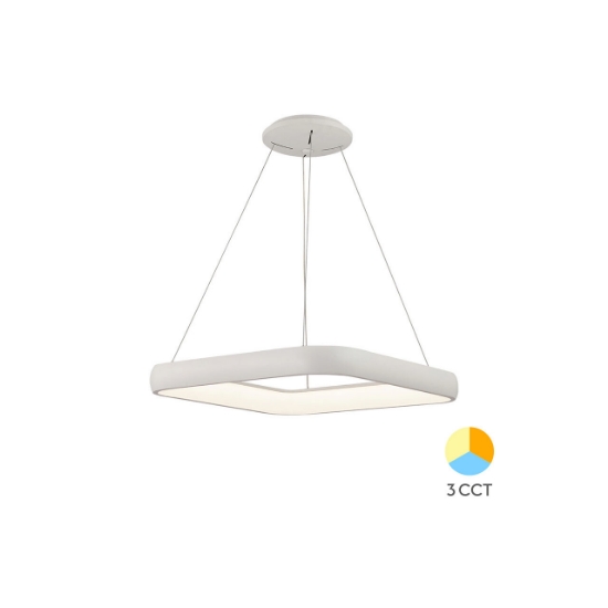 Imagine CORP DECORATIV LED 46W 3in1 MLP-PD-SQR BELLA ALB