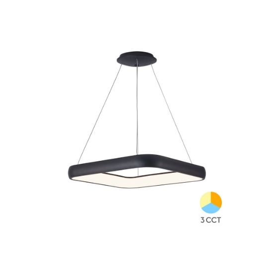Imagine CORP DECORATIV LED 46W 3in1 MLP-PD-SQR BELLA NEGRU