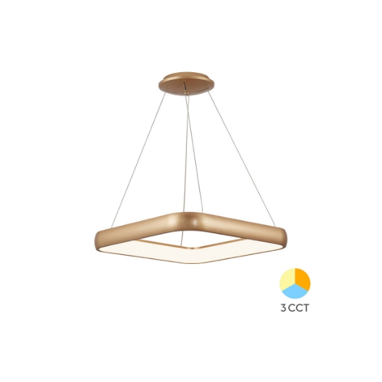 Imagine CORP DECORATIV LED 46W 3in1 MLP-PD-SQR BELLA AURIU