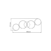 Imagine LUSTRA LED 60W NELA-SR1 RND telecomanda IP20 ALB