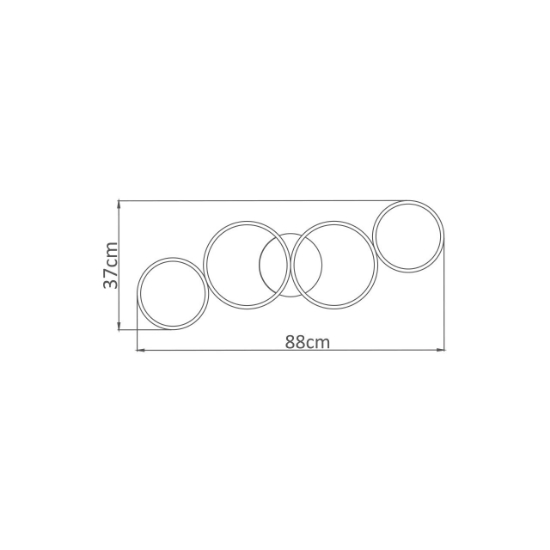 Imagine LUSTRA LED 60W NELA-SR1 RND telecomanda IP20 ALB