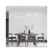 Imagine CORP DECORATIV LED 60W 3in1-Telecomanda-DIM PD1-RND NELA ALB