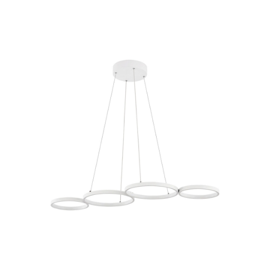 Imagine CORP DECORATIV LED 60W 3in1-Telecomanda-DIM PD1-RND NELA ALB