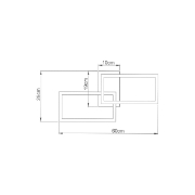 Imagine LUSTRA LED 40W NELA-SS1-RND telecomanda IP20 NEGRU