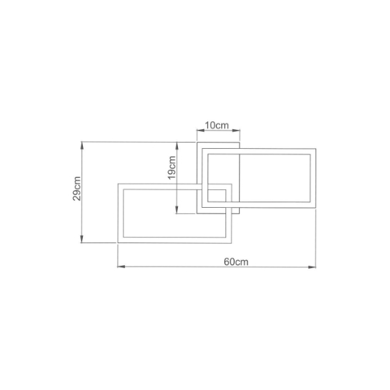 Imagine LUSTRA LED 40W NELA-SS1-RND telecomanda IP20 NEGRU