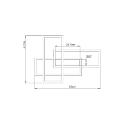 Imagine LUSTRA LED 65W NELA-SS2-RND telecomanda IP20 ALB