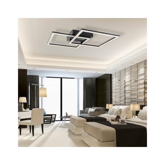 Imagine LUSTRA LED 55W CRYSTAL-3IN1-telecomanda-DIM-ALB