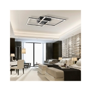 Imagine LUSTRA LED 55W CRYSTAL-3IN1-telecomanda-DIM-NEGRU