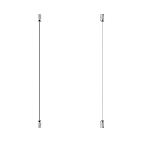 Imagine LANT 2BUC/SET NEGRU PENTRU MONTAT SUSPENDAT BN01