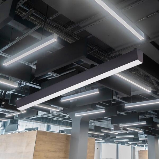 Imagine CORP LED SUSPENDAT RECTA 18W 4000K, 1620lm NEGRU