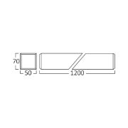 Imagine CORP LED SUSPENDAT RECTA 36W 4000K, 3240lm ALB