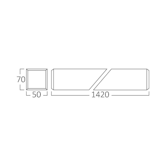 Imagine CORP LED SUSPENDAT RECTA 45W 3000K, 4050lm ALB