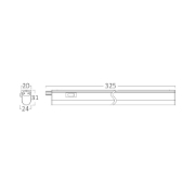 Imagine CORP LINEER LEDLINE 4W 6500K 440LM L:313MM IP20