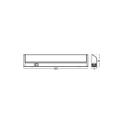 Imagine CORP LED PT BAIE 10W 6500K 600MM MIRRORA