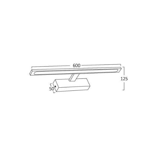 Imagine CORP LED PT BAIE 12W 3IN1 600MM AURIU IP44 ARIA