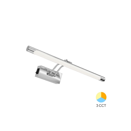 Imagine CORP LED PT BAIE 8W 3IN1 400MM CHROM IP20 SARA-400