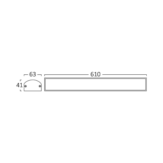 Imagine CORP LINEER PROLINE-P 600MM 18W 4200K GRI BRAYTRON