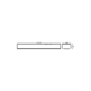 Imagine CORP LINEER PROLINE-PT 120CM 36W CU SENZOR 3in1 IP40 ALB
