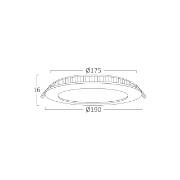 Imagine SPOT LED ROTUND ST 15W 1120LM 6500K F:190MM