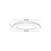 Imagine SPOT LED ROTUND ST 24W 1850LM 6500K F:300MM BRAYTR