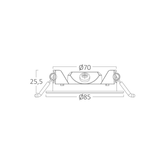 Imagine SPOT LED ROTUND ST 3W 240LM 4000K F:85MM