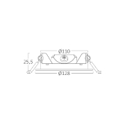 Imagine SPOT LED ROTUND ST 6W 420LM 6500K F:120MM IP20