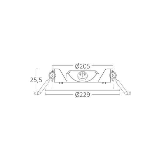 Imagine SPOT LED ROTUND ST 18W 1520LM 3000K F:225MM IP20