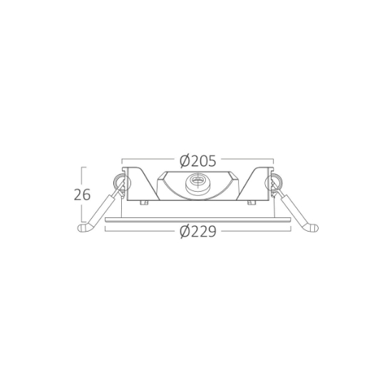 Imagine SPOT LED ROTUND ST 18W 1760LM DIM 4000K F:229MM ALB IP40