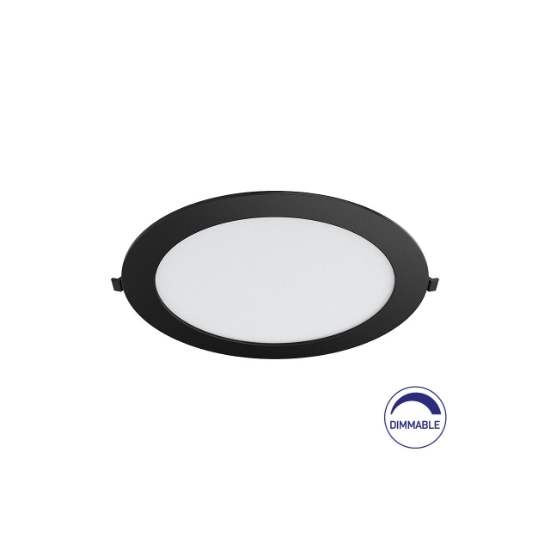 Imagine SPOT LED ROTUND ST 18W 1760LM DIM 4000K F:229MM NEGRU IP40