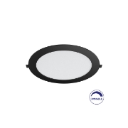 Imagine SPOT LED ROTUND ST 18W 1760LM DIM 6500K F:229MM NEGRU IP40