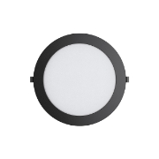 Imagine SPOT LED ROTUND ST 18W 1760LM DIM 6500K F:229MM NEGRU IP40
