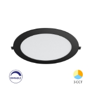 Imagine SPOT LED ROTUND ST 18W 1800LM DIM 3in1 F:229MM NEGRU IP40 BRAYTRON