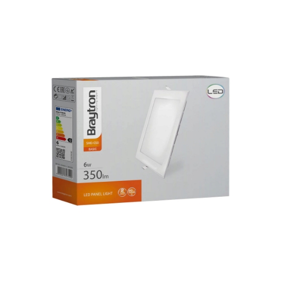 Imagine SPOT LED PATRAT ST 6W 350LM 3000K D:120x120MM