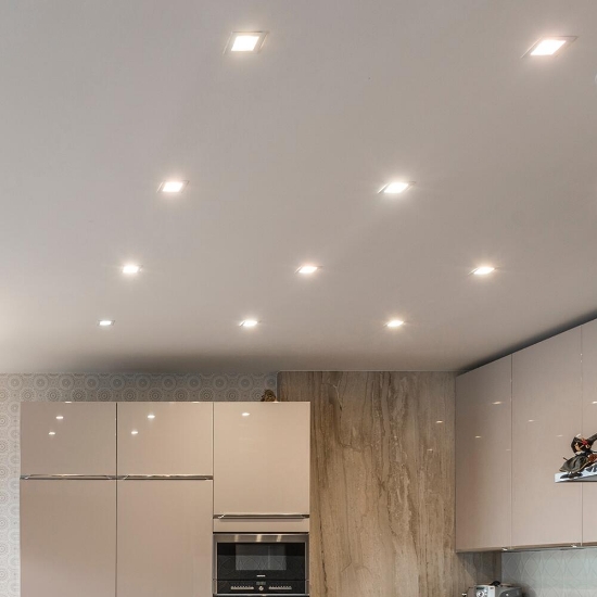 Imagine SPOT LED PATRAT ST 12W 1120LM 4000K D:170x170MM IP40