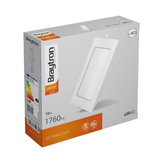 Imagine SPOT LED PATRAT ST 18W 1760lm 6500K D:225x225mm