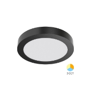 Imagine SPOT LED ROTUND PT 24W NEGRU 3in1