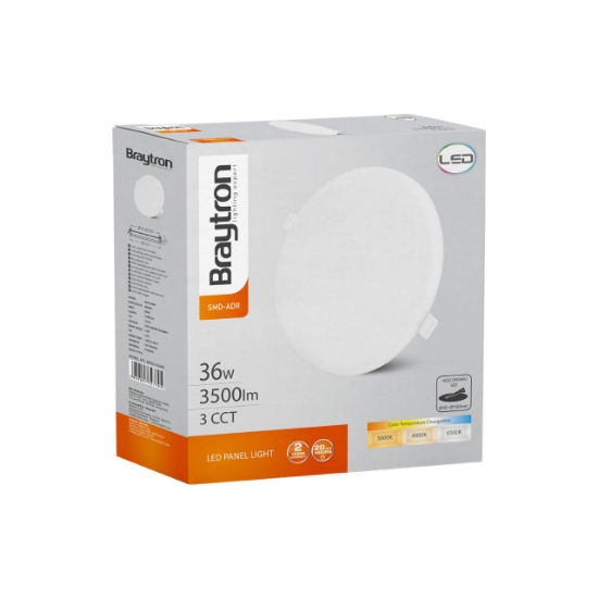 Imagine SPOT LED ROTUND ST 36W 3500lm 3in1 ALB,D:223mm,REGLABIL 40-190mm,IP20