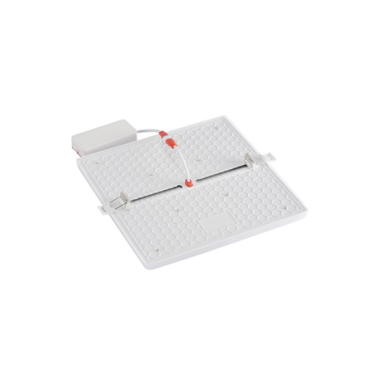 Imagine SPOT LED PATRAT ST 10W 1100lm 3in1 ALB REGLABIL IP20